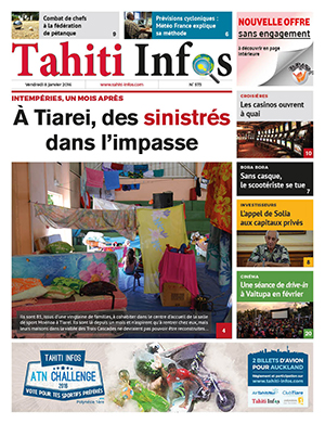 TAHITI INFOS N°573 du 8 janvier 2016