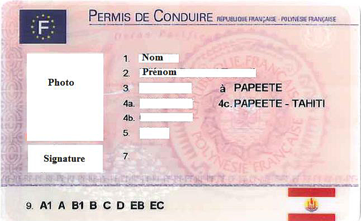 Le permis de conduire polynésien passe au format "carte de crédit"
