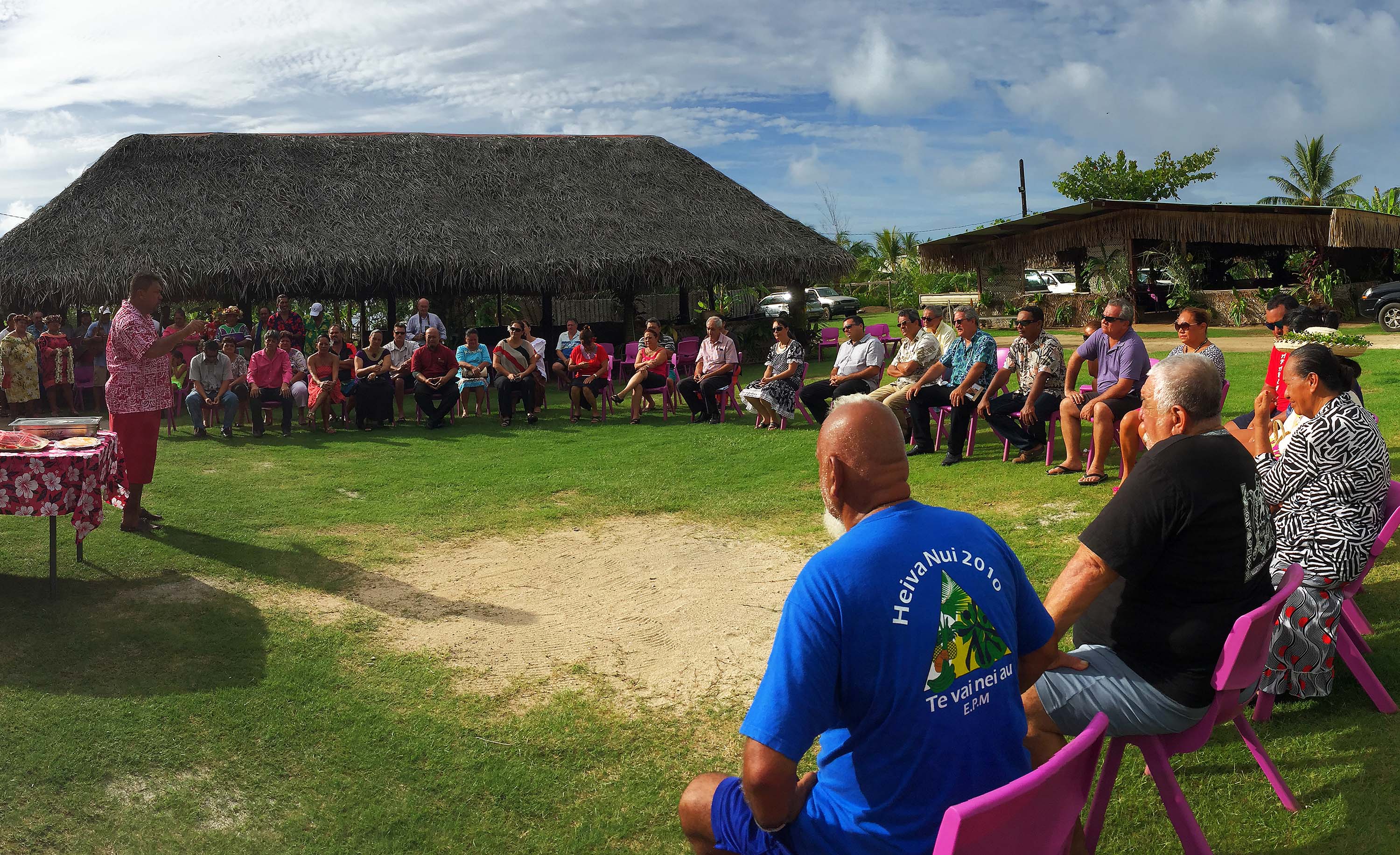 Tournée gouvernementale à Moorea