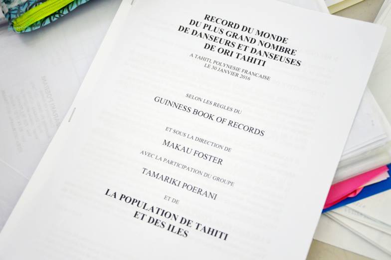 La performance sera validée par l'huissier Me Elie pour une entrée officielle dans le Livre Guinness des records.