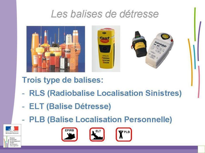 Les balises de détresse exonérées de droits et taxes à l'importation