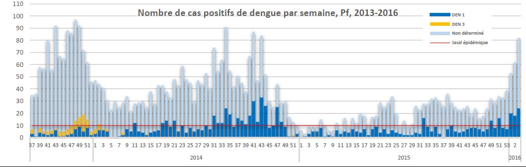 Dengue 1 : 49 hospitalisations en deux mois, 60% concernent des enfants