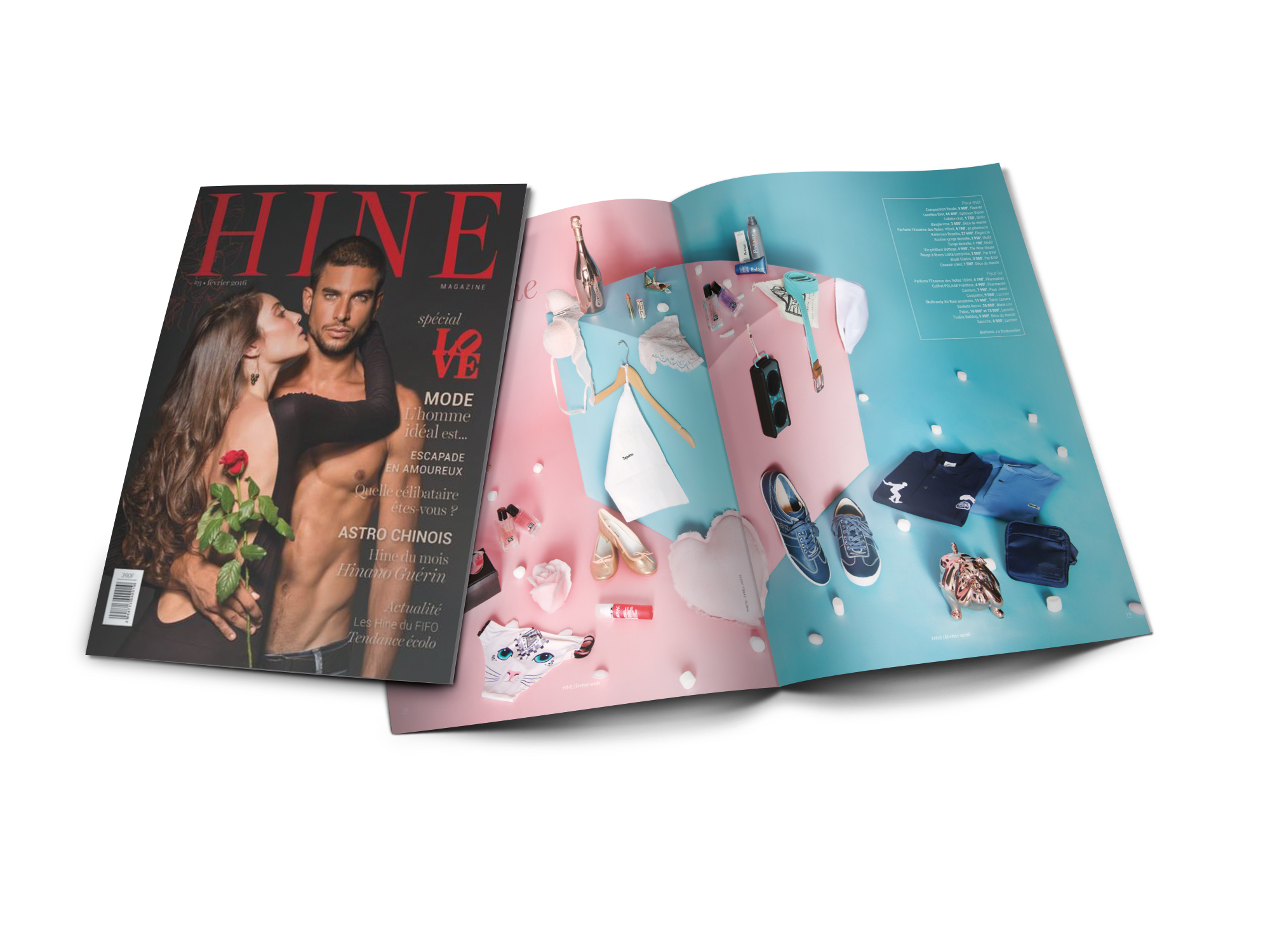 Avec sa charte graphique stylée et aboutie, Hine a bousculé le microcosme du magazine féminin au fenua, obligeant le mensuel existant à revoir sa mise en page afin de résister