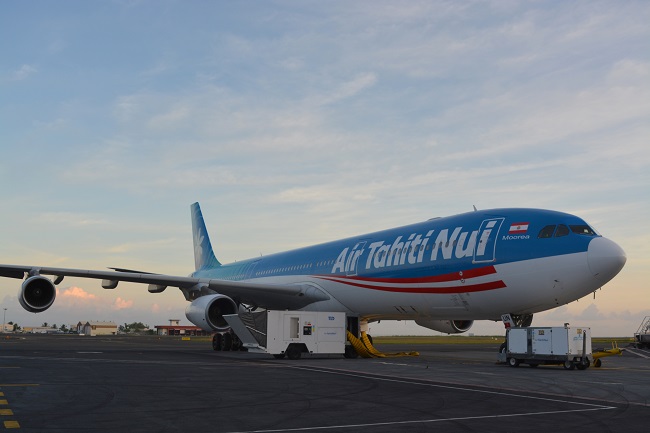 Le vol TN712 en provenance de Shangaï s'est posé mercredi soir à Tahiti Faa'a. Un autre appareil d'ATN est resté en Chine pour des opérations de maintenance.