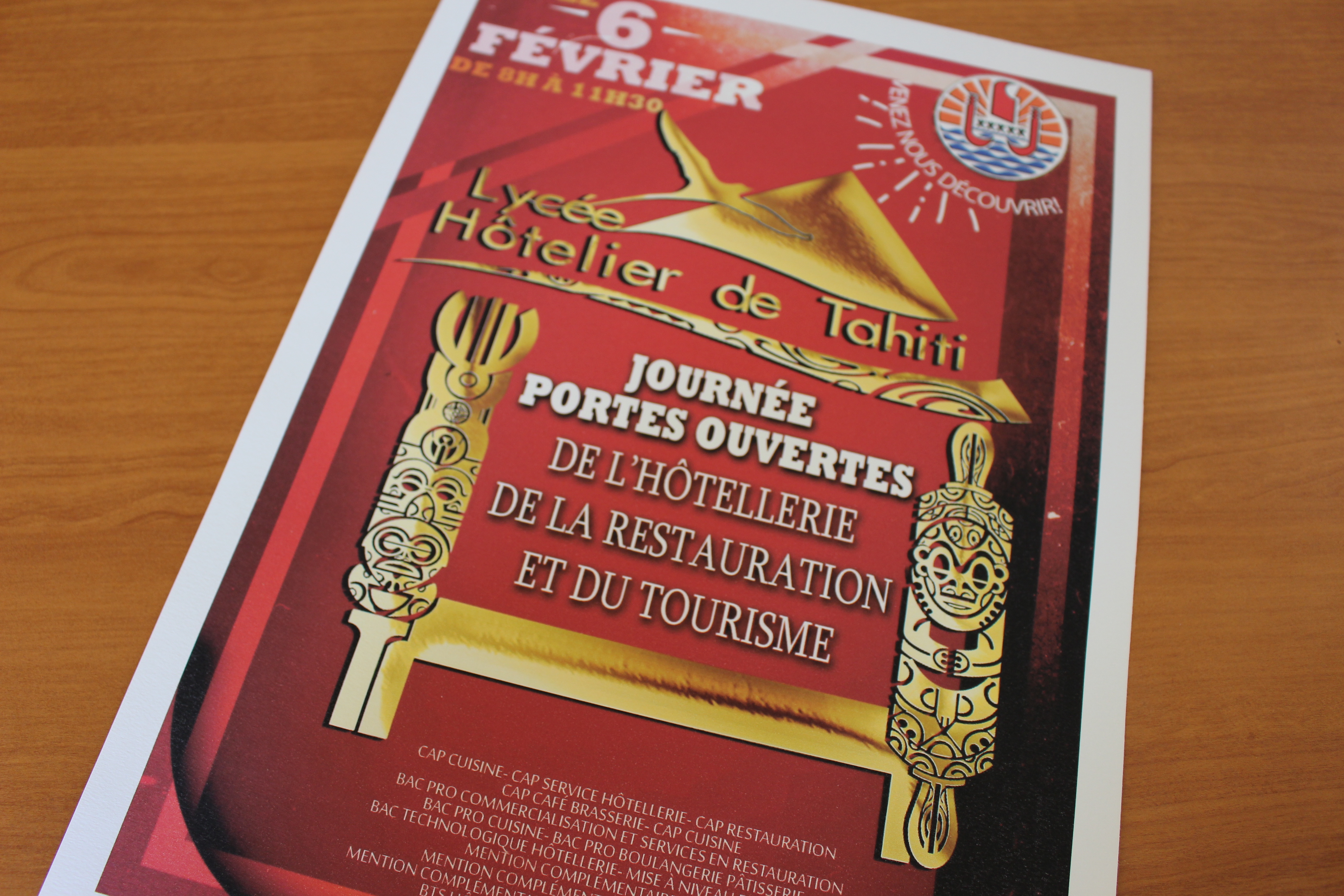 Le lycée hôtelier de Punaauia ouvre ses portes aux futurs élèves