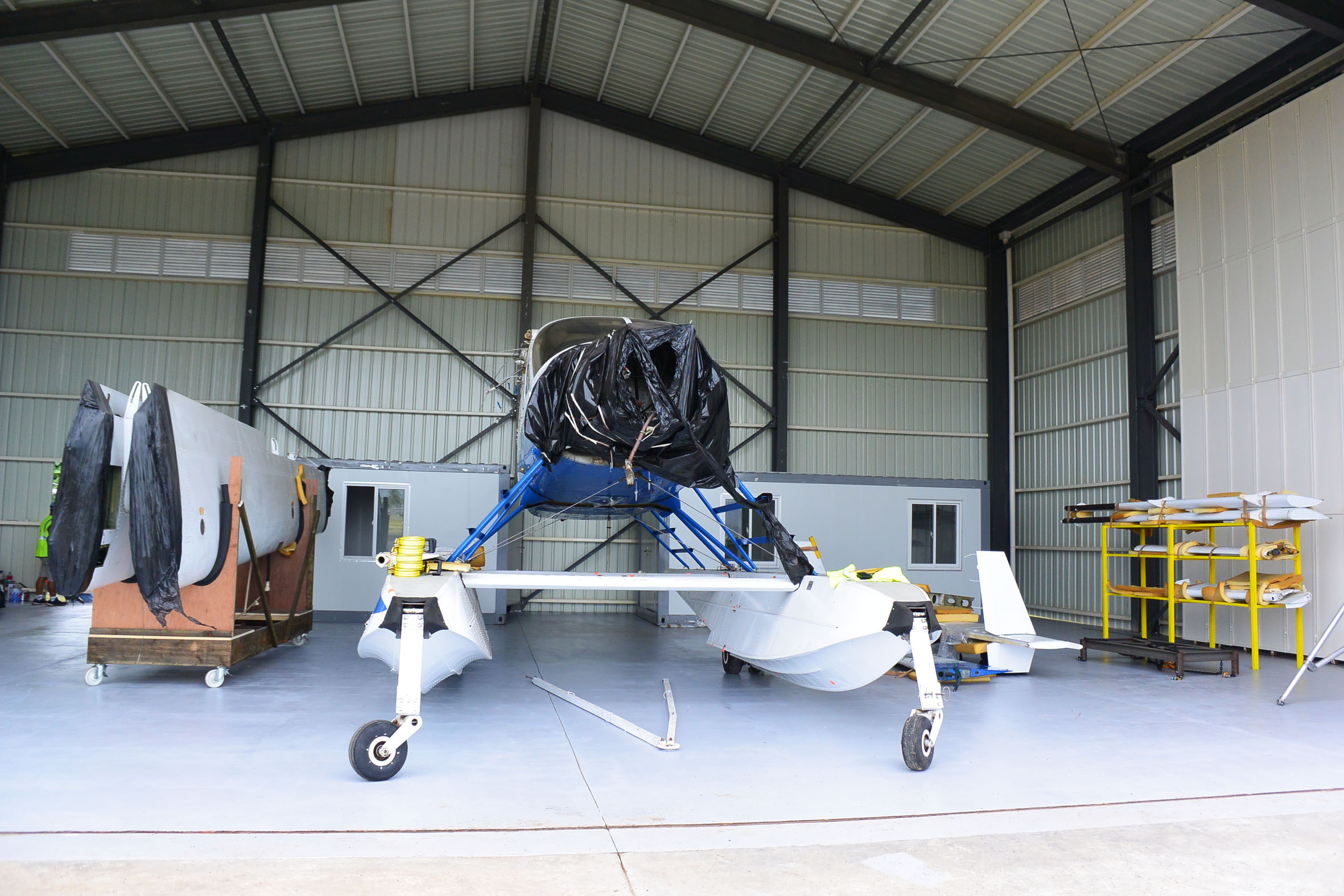 Convoi exceptionnel à Raiatea: L'hydravion de Tahiti Air Charter est arrivé !