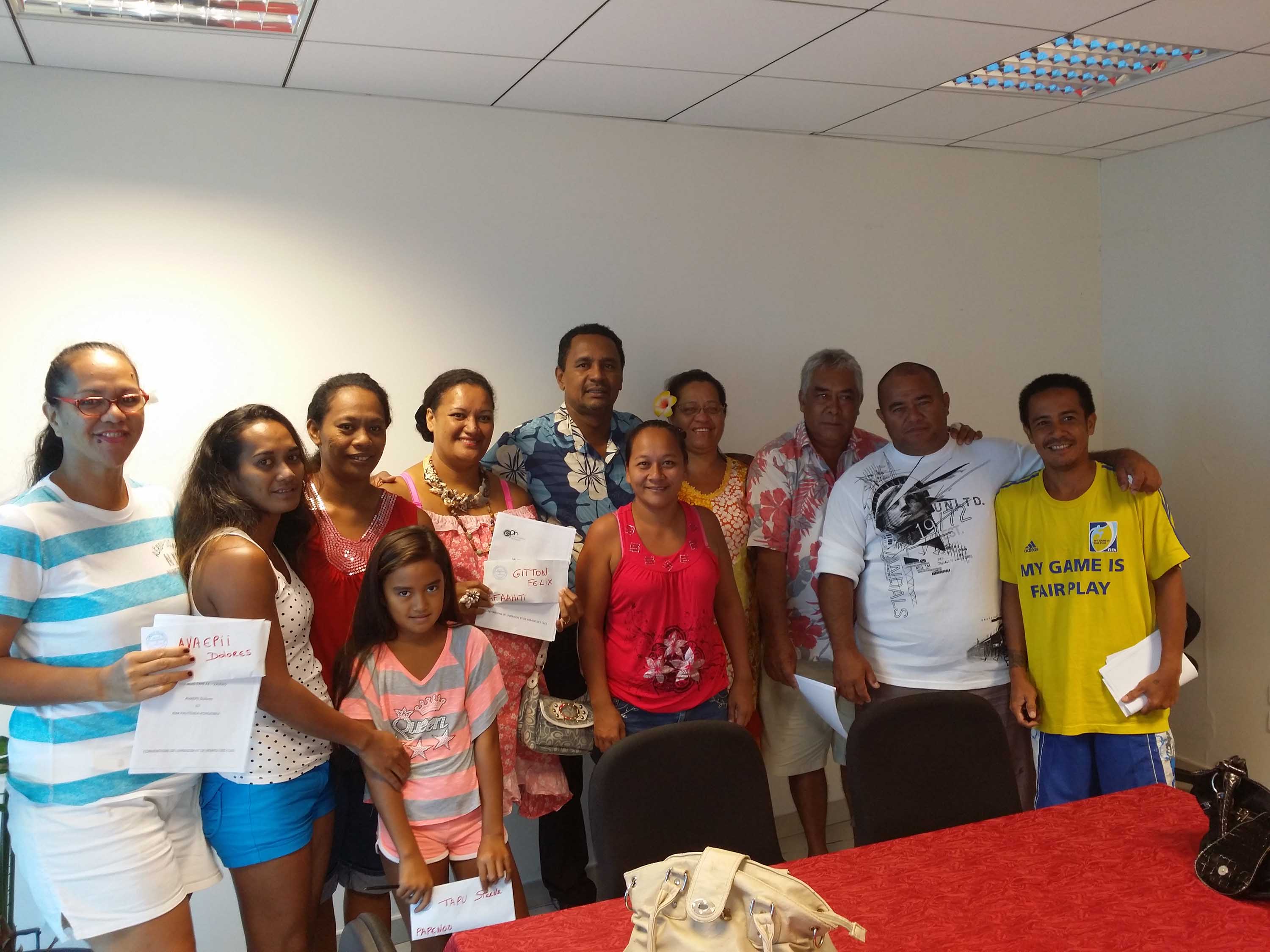 Huit nouvelles familles reçoivent les clés de leur fare OPH