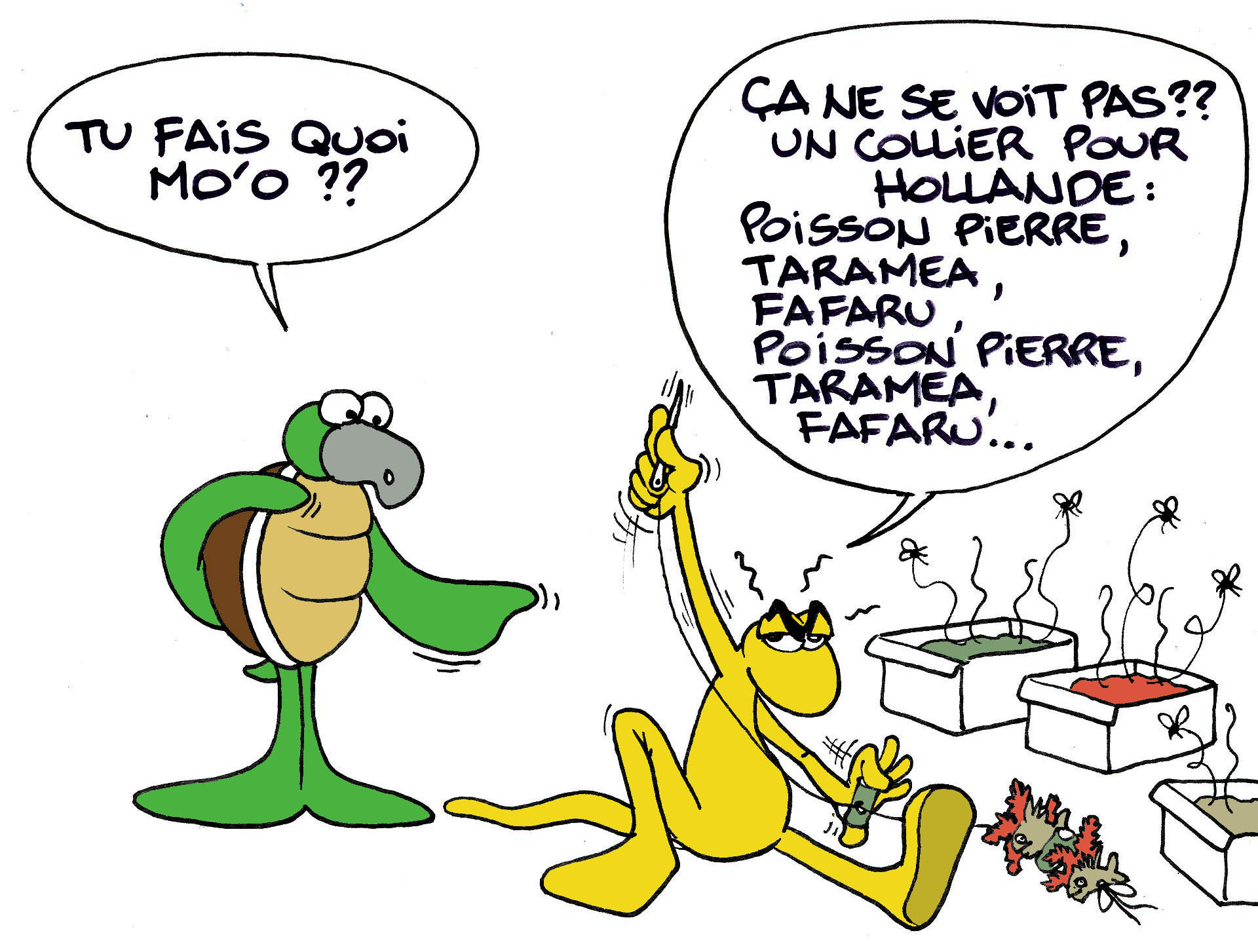"Bienvenue Mr Hollande" par Munoz