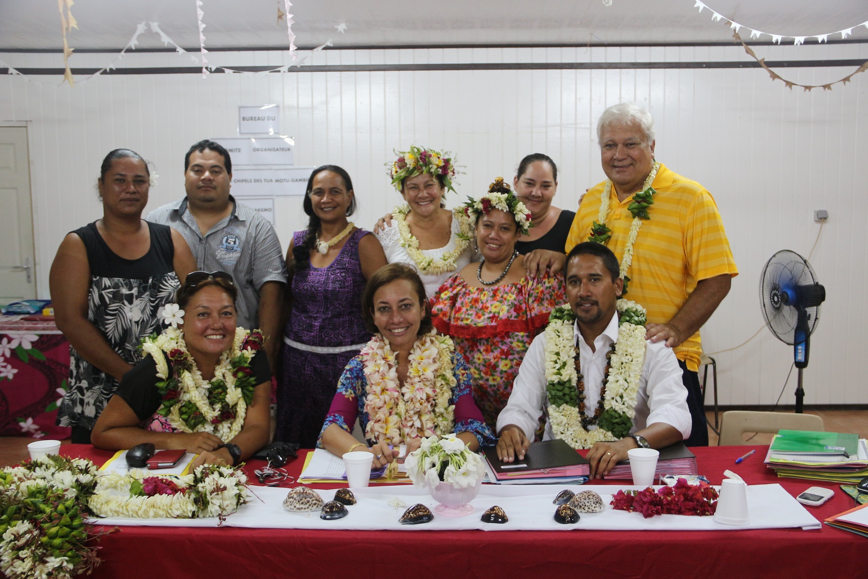 Le président du COL, Yves Nouveau, et la première adjointe au maire, Lydia Nouveau, en charge des jeux, ont interrogé la ministre sur les modalités d’organisation des Jeux inter-îles