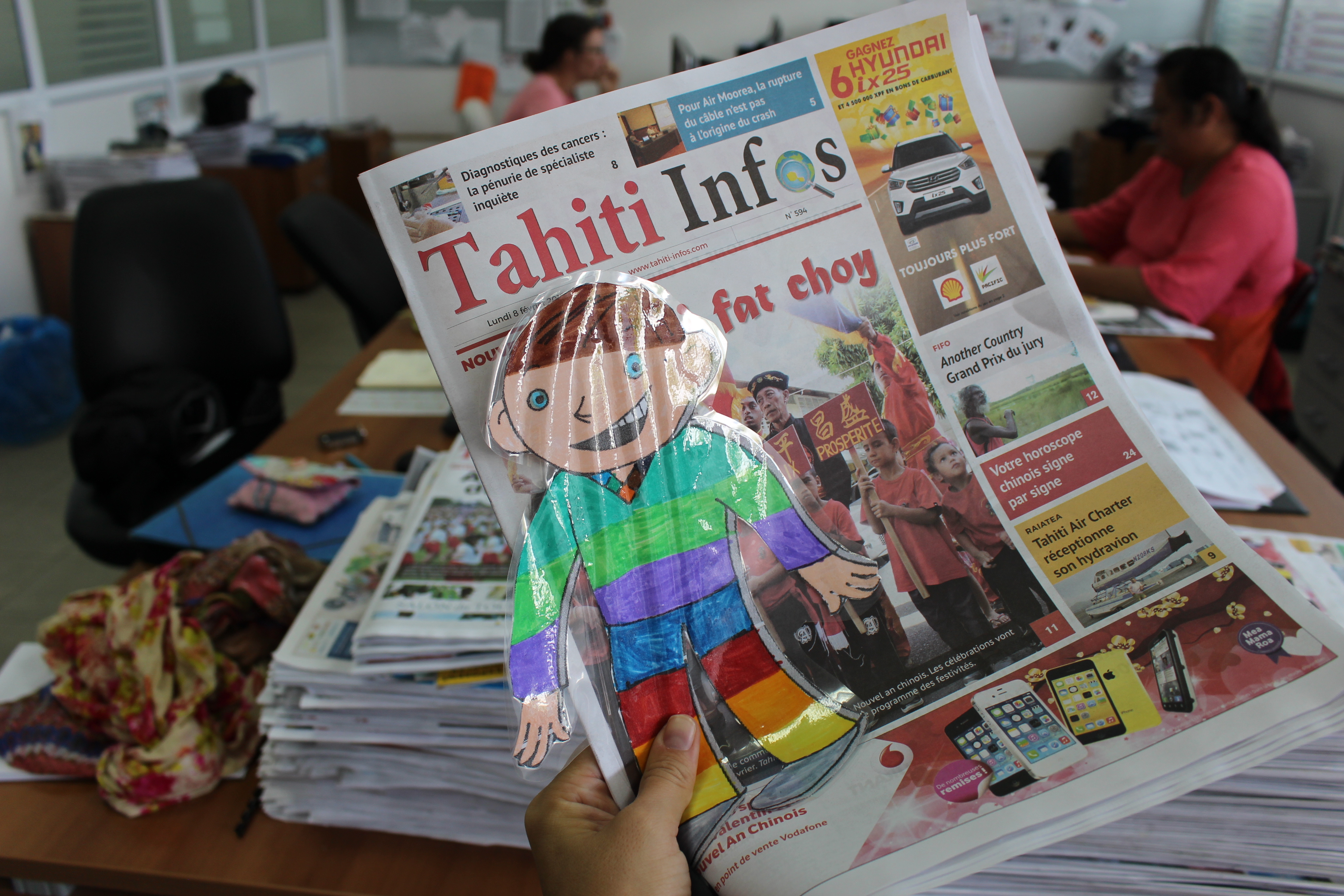 Clément Aplati est à Tahiti Infos