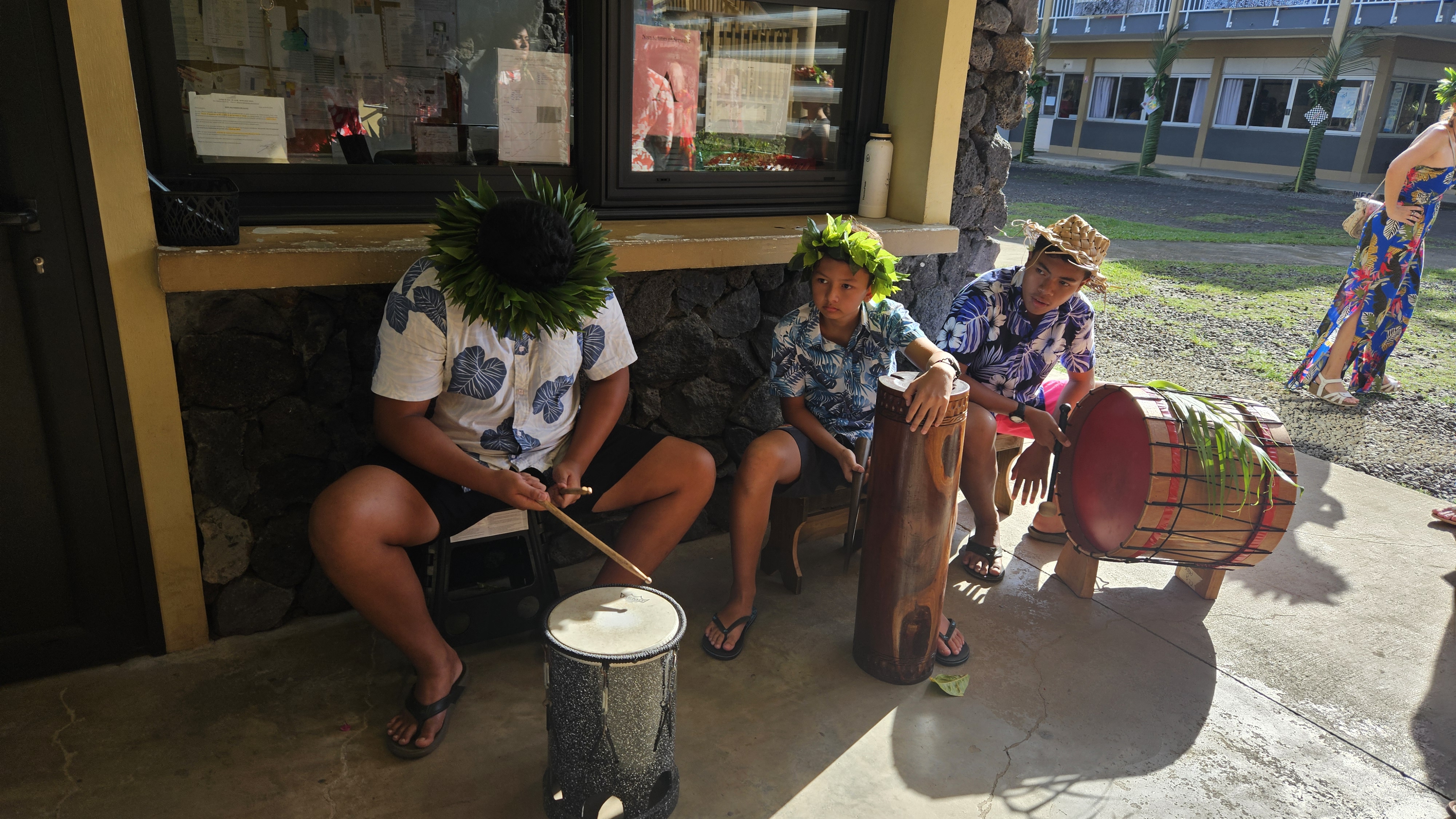 ​Temanava Domingo au collège de Arue
