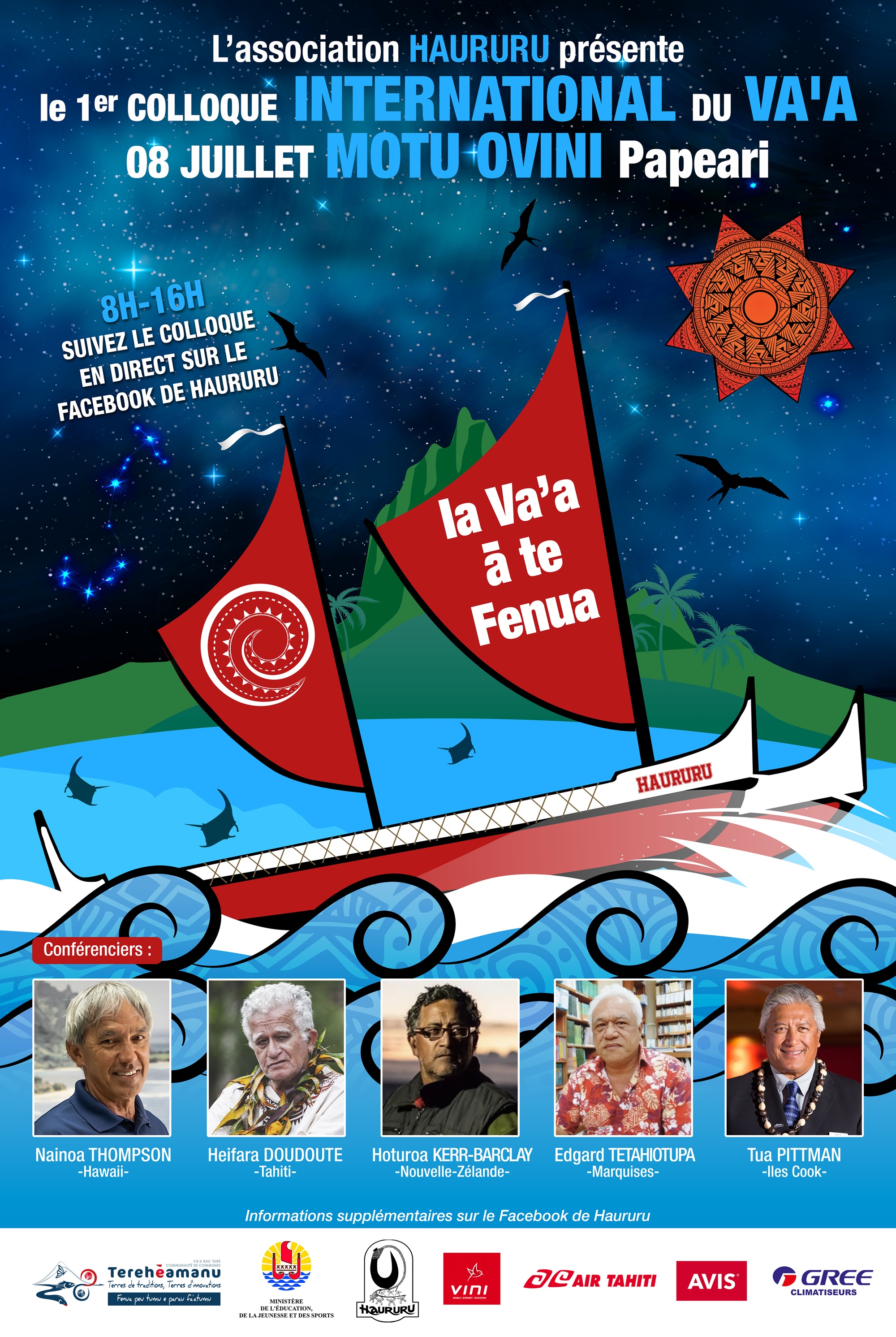 Un colloque pour partager les valeurs du va’a