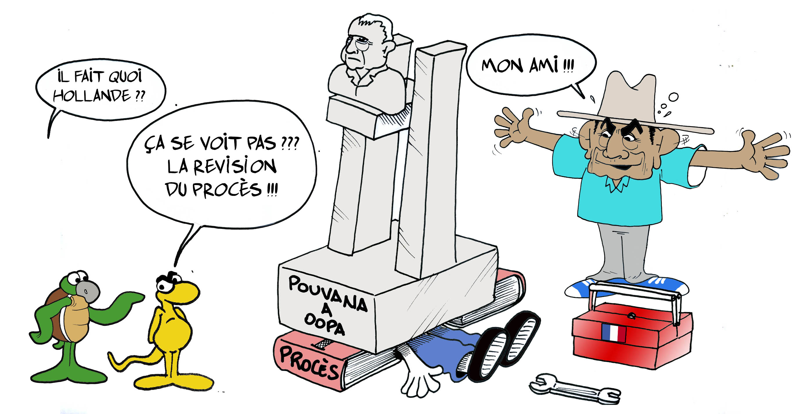 "Hollande et Pouvanaa a Oopa" par Munoz