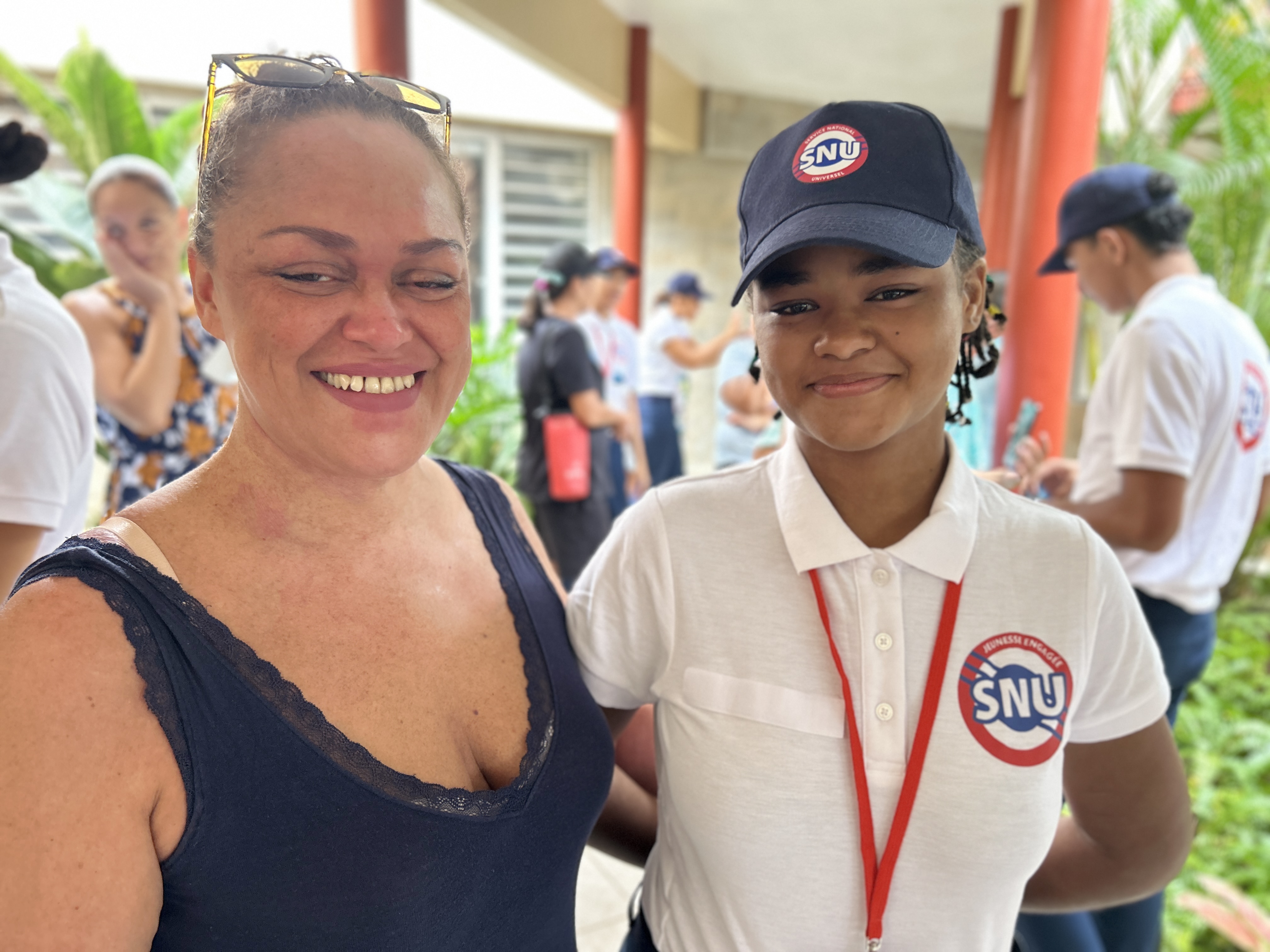 La maman de Keway, 17 ans, est fière de l'engagement de sa fille.