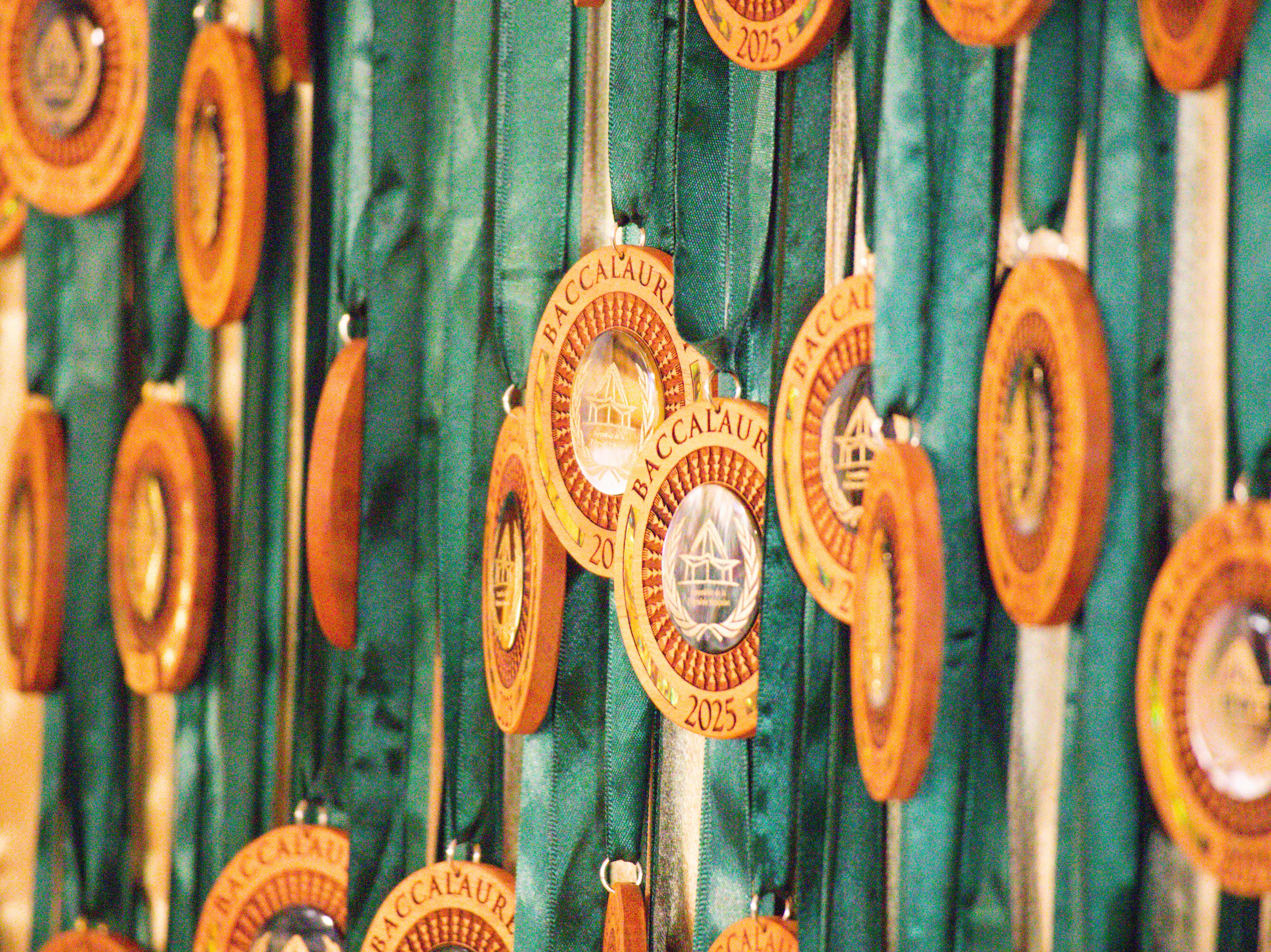 Les médailles ont été conçues spécialement pour l'évènement.