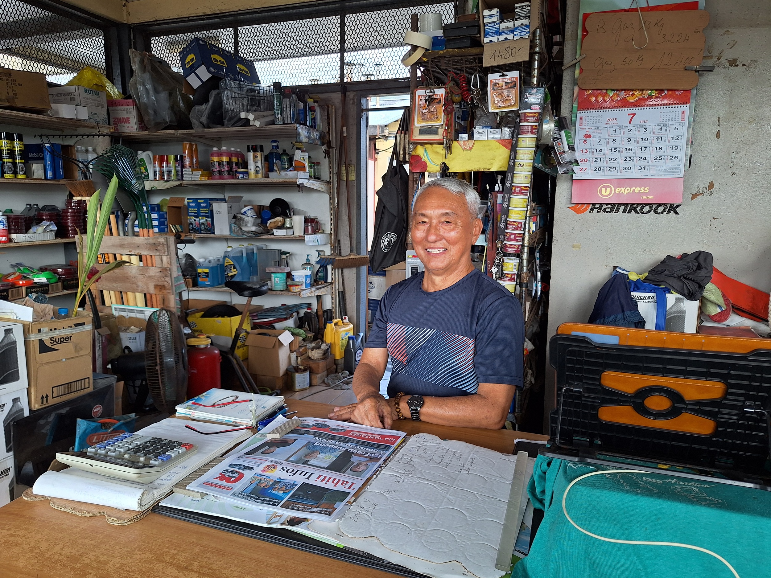 Christian Chonel, fidèle au poste depuis 1975 (Crédit : Anne-Charlotte Lehartel).