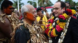 Hollande à Futuna, première visite présidentielle sur l'île