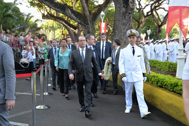 François Hollande fait la promotion des technologies marines
