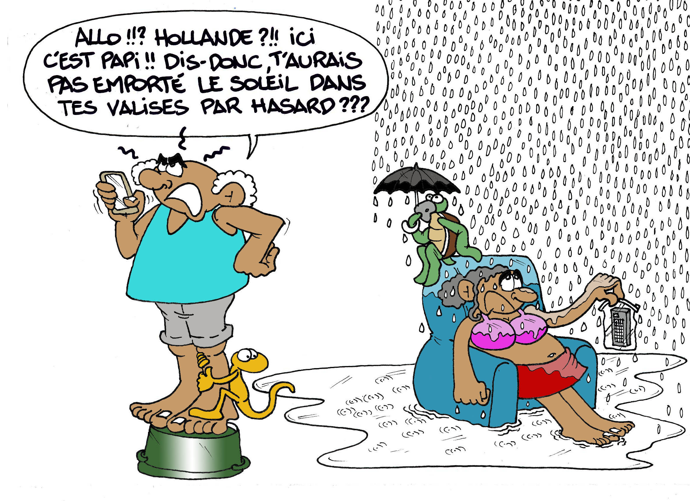 "Hollande et la météo" par Munoz