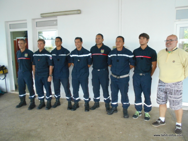 Sept sapeurs-pompiers ont validé leur brevet national des animateurs des jeunes sapeurs-pompiers