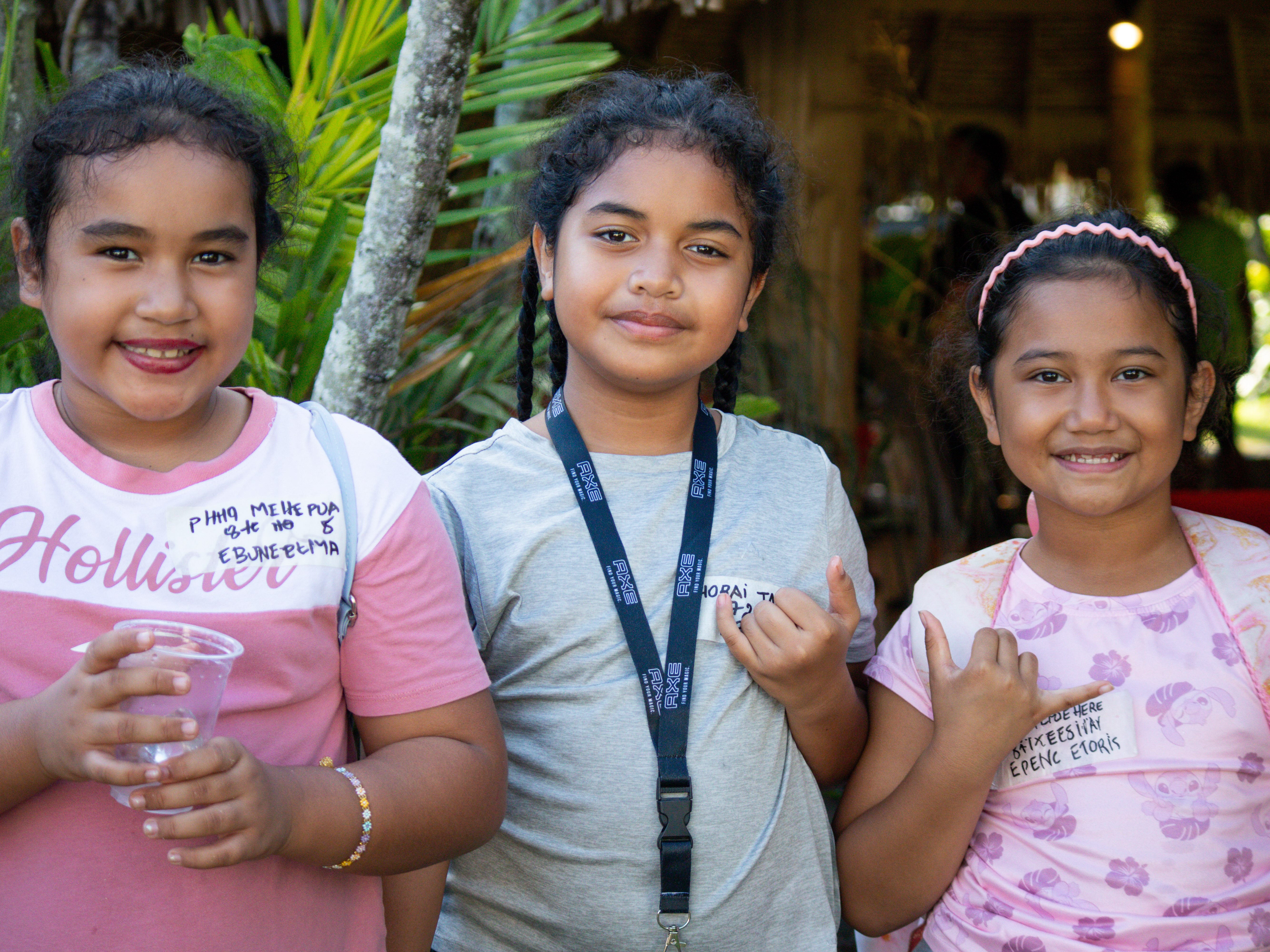 Taina, Mehepua et Tepoehere ont hâte d’aller aux papiō.