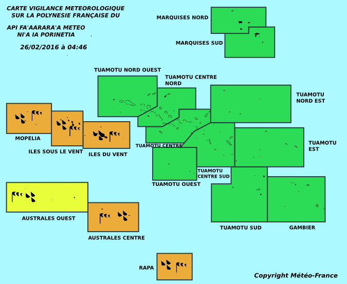 Tahiti et Moorea : "De forts cumuls de pluies sont encore possibles"