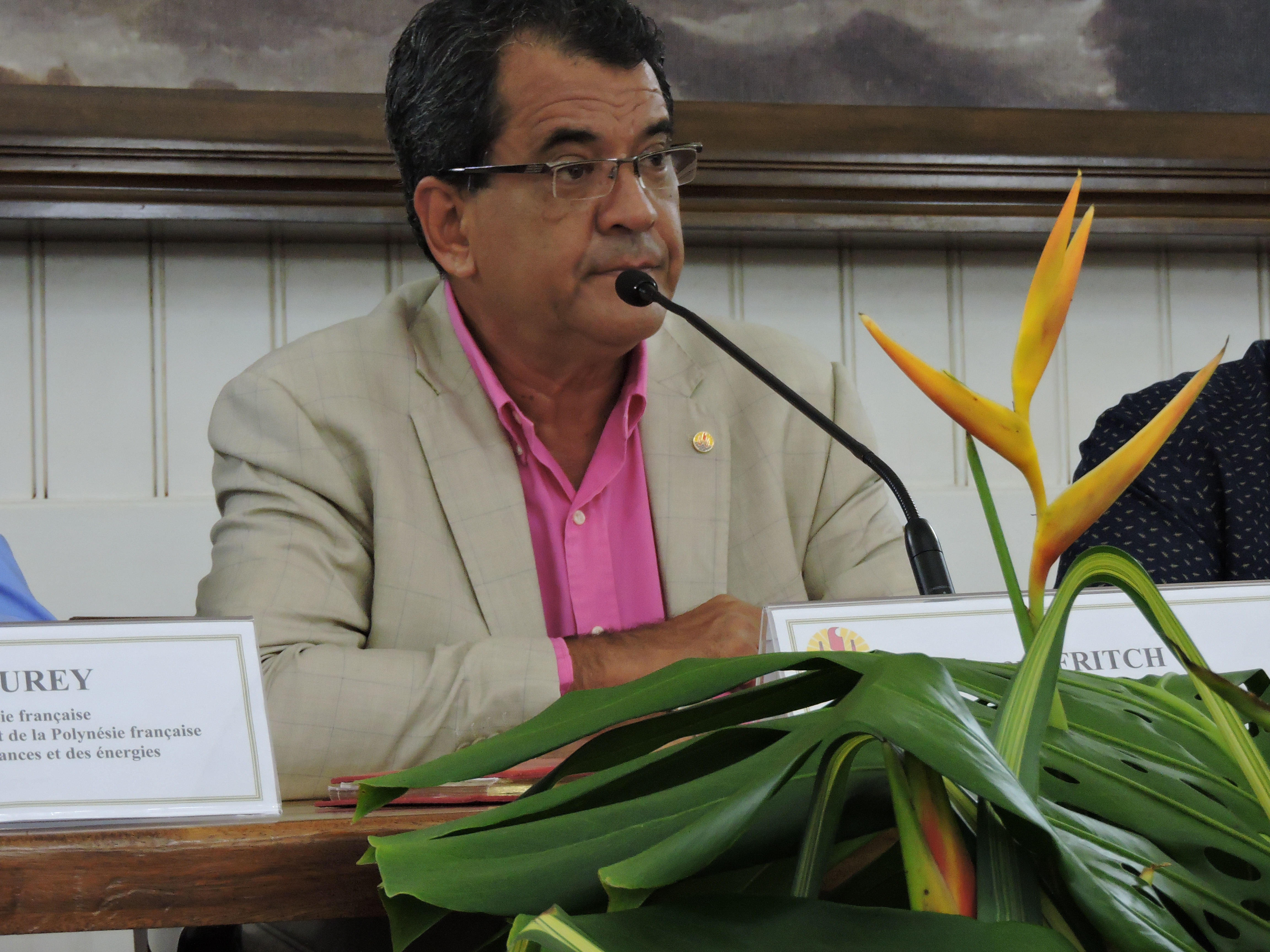 Edouard Fritch à l'ONU en octobre