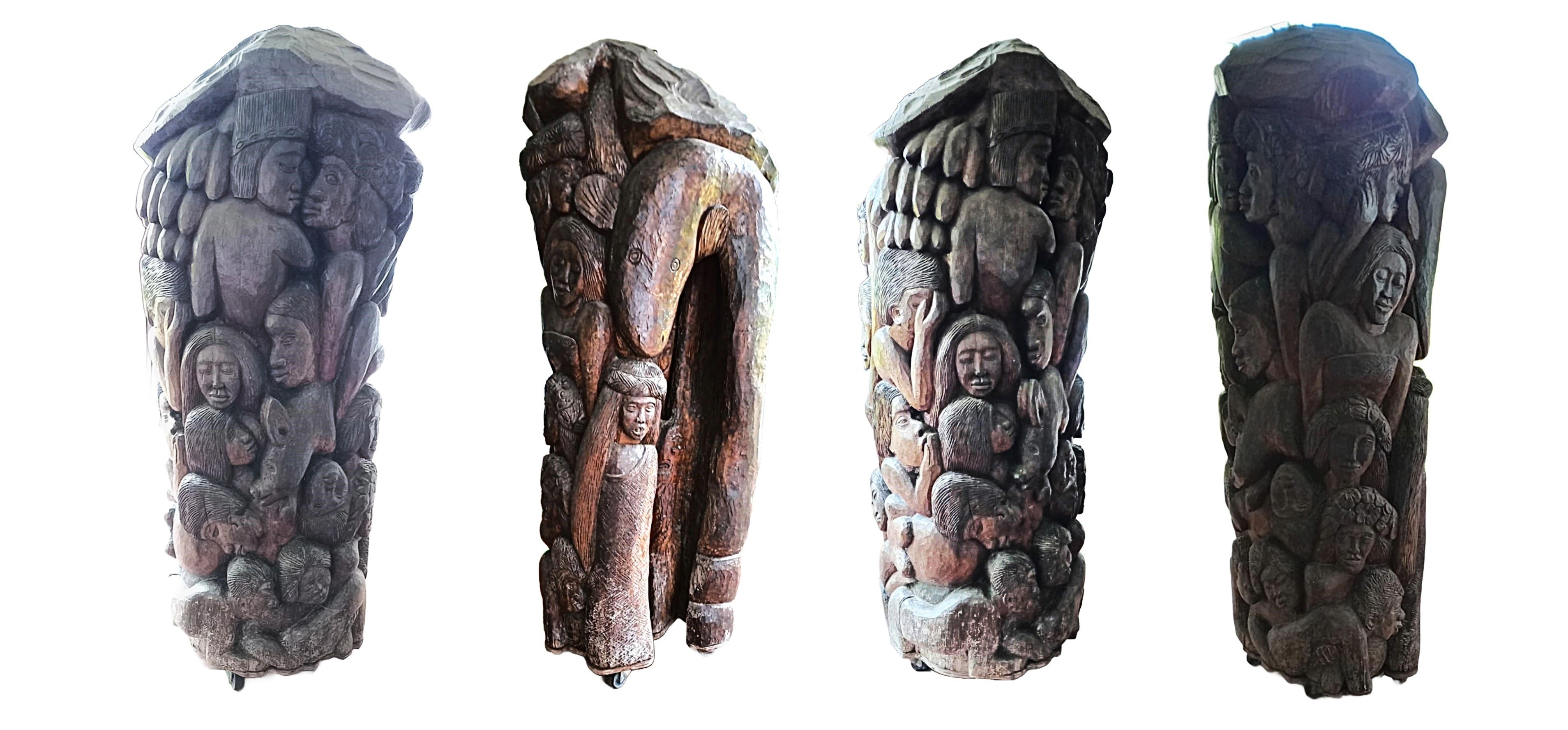 ​En hommage à Vaiere Mara, sculpteur des mémoires océanes