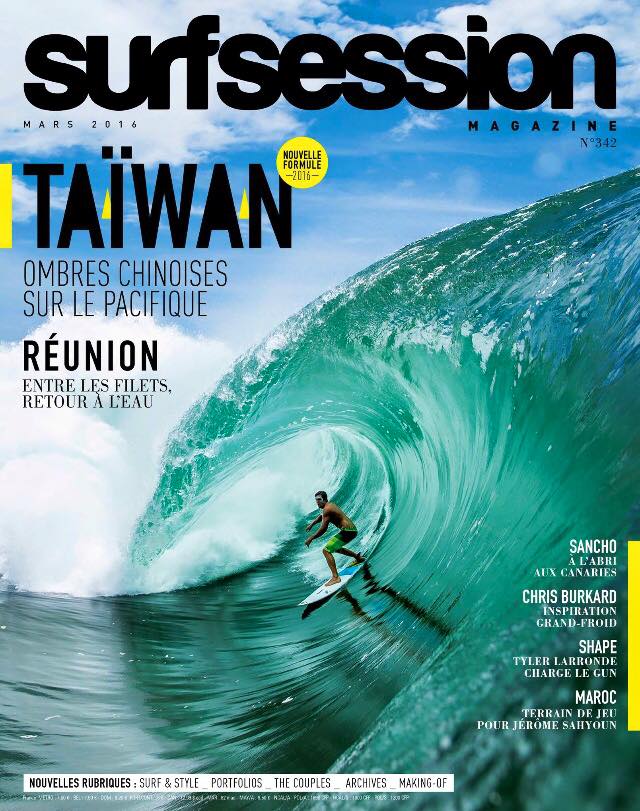 La couverture du Surf Session du mois de mars