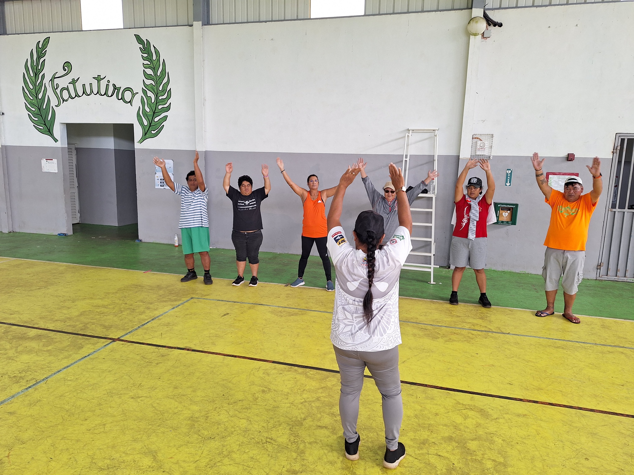 Les exercices sont adaptés aux capacités de chacun.