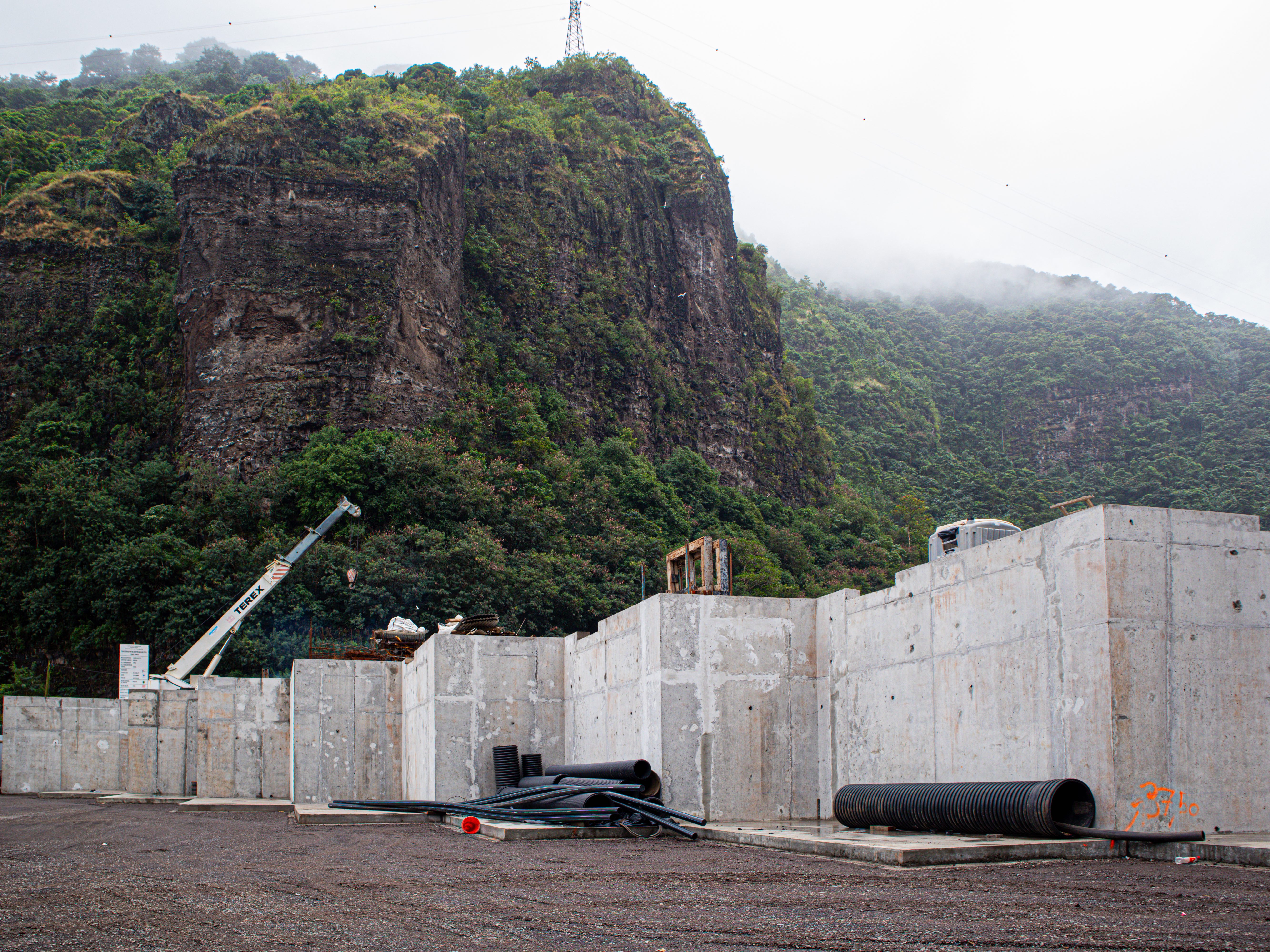 La nouvelle déchèterie de Punaauia sort de terre dans la vallée de la Punaru’u.