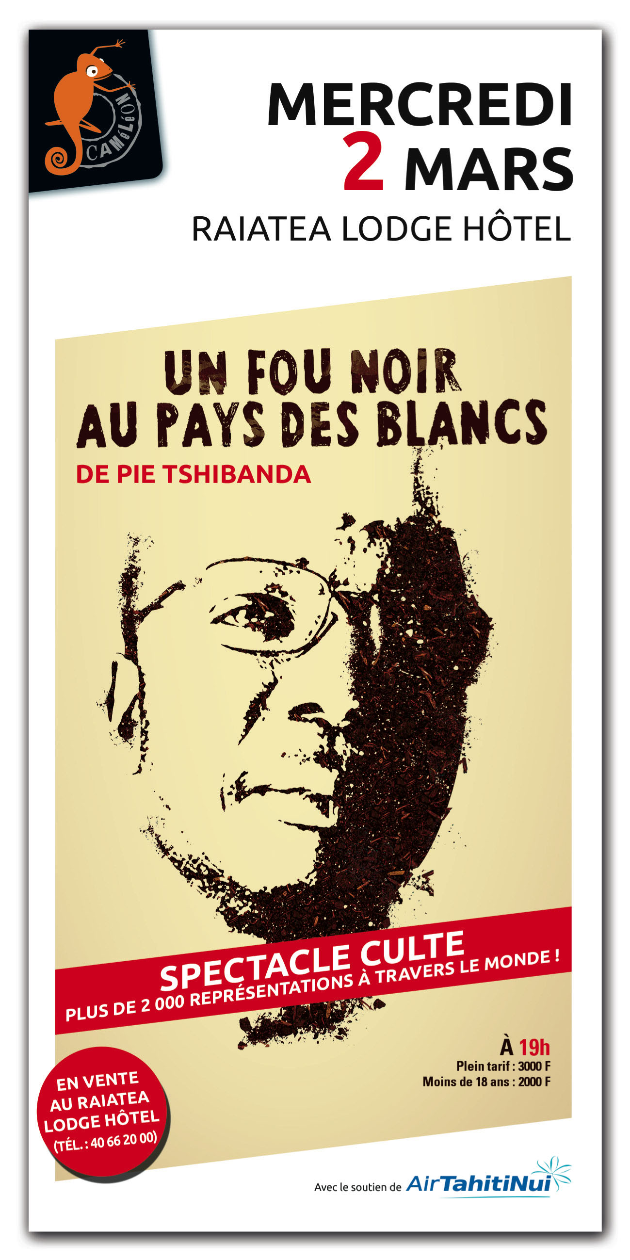 Le fou noir sera à Raiatea demain soir