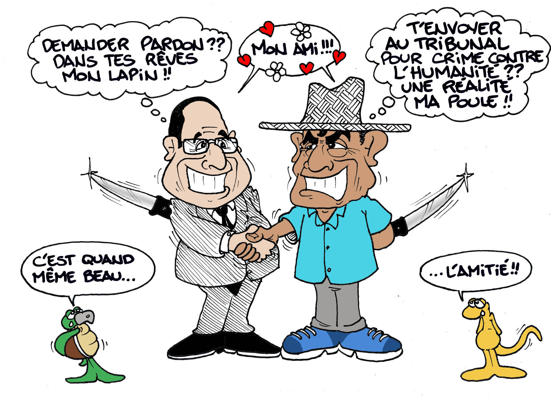 "C'est beau l'amitié" par Munoz