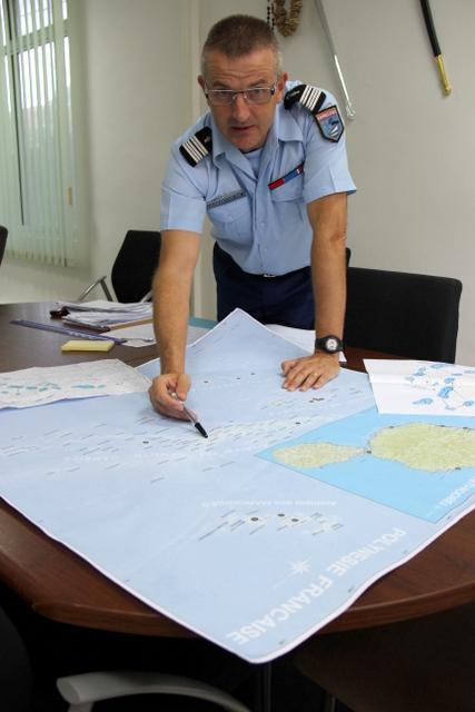 Le colonel Veuille, commandant en second de la gendarmerie pour la Polynésie française.