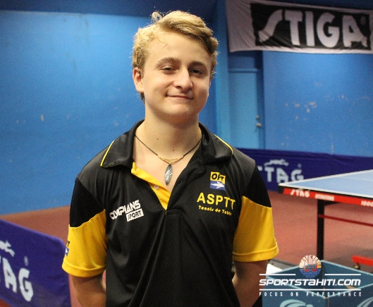 Tennis de table : Grégoire Dossier, vainqueur du criterium fédéral