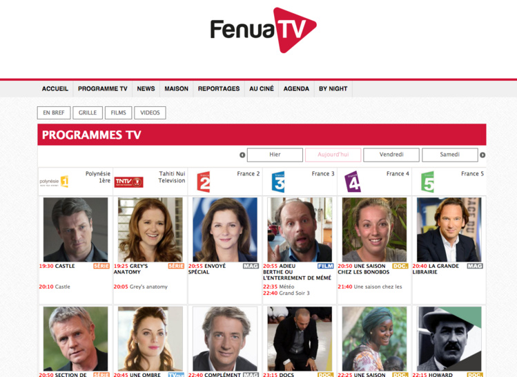 Nouveau site internet: Fenuatv.com, tout un programme!