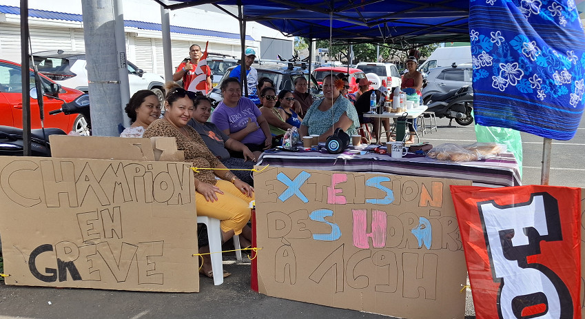 Le supermarché Champion Paofai entre en grève