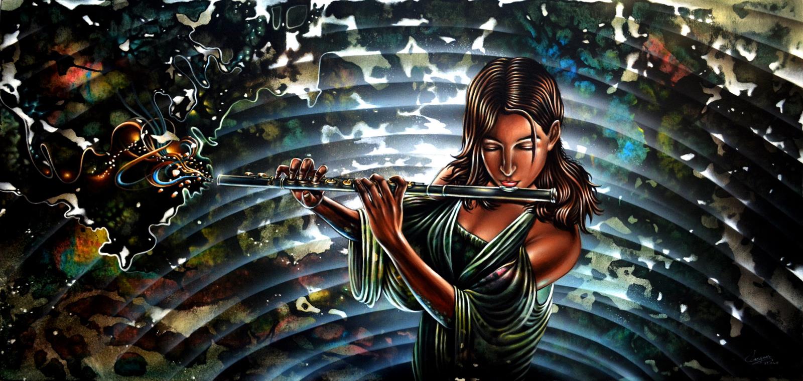 "Euterpe et la flûte cosmique"