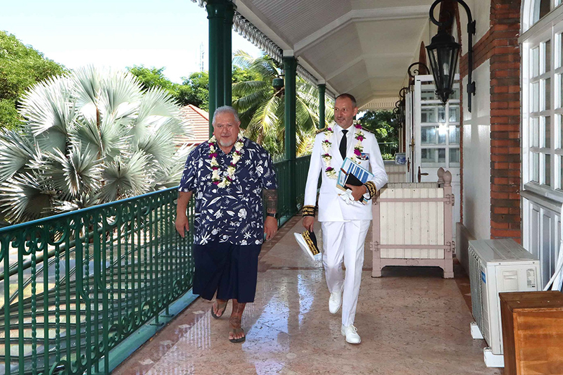 Arrivée du nouveau haut-commissaire Alexandre Rochatte