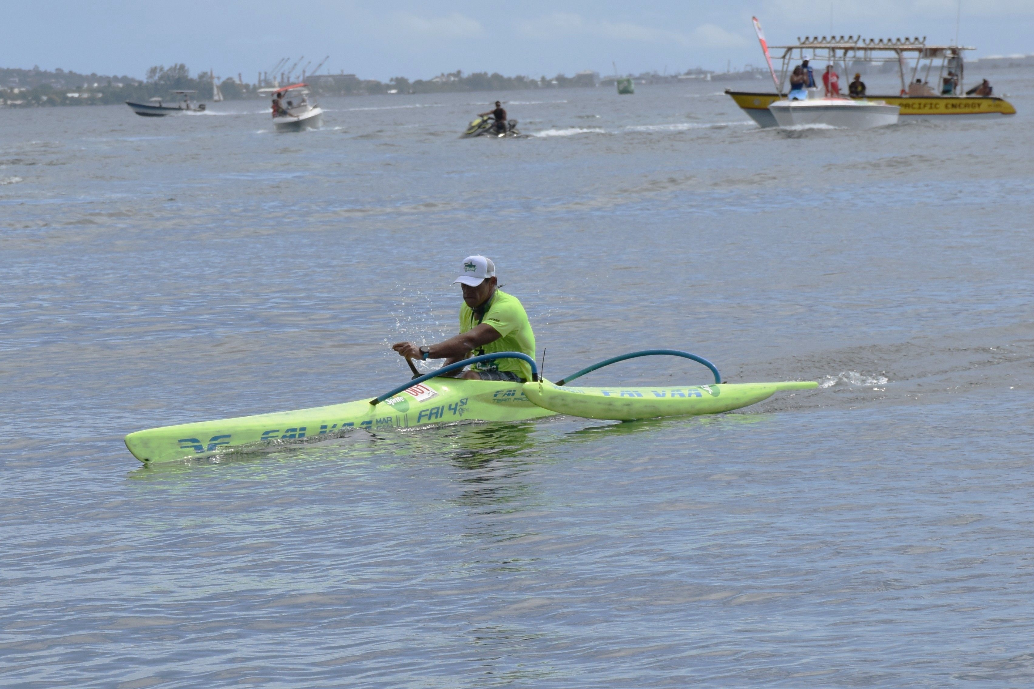 Kyle Taraufau finit premier des 30 kilomètres.