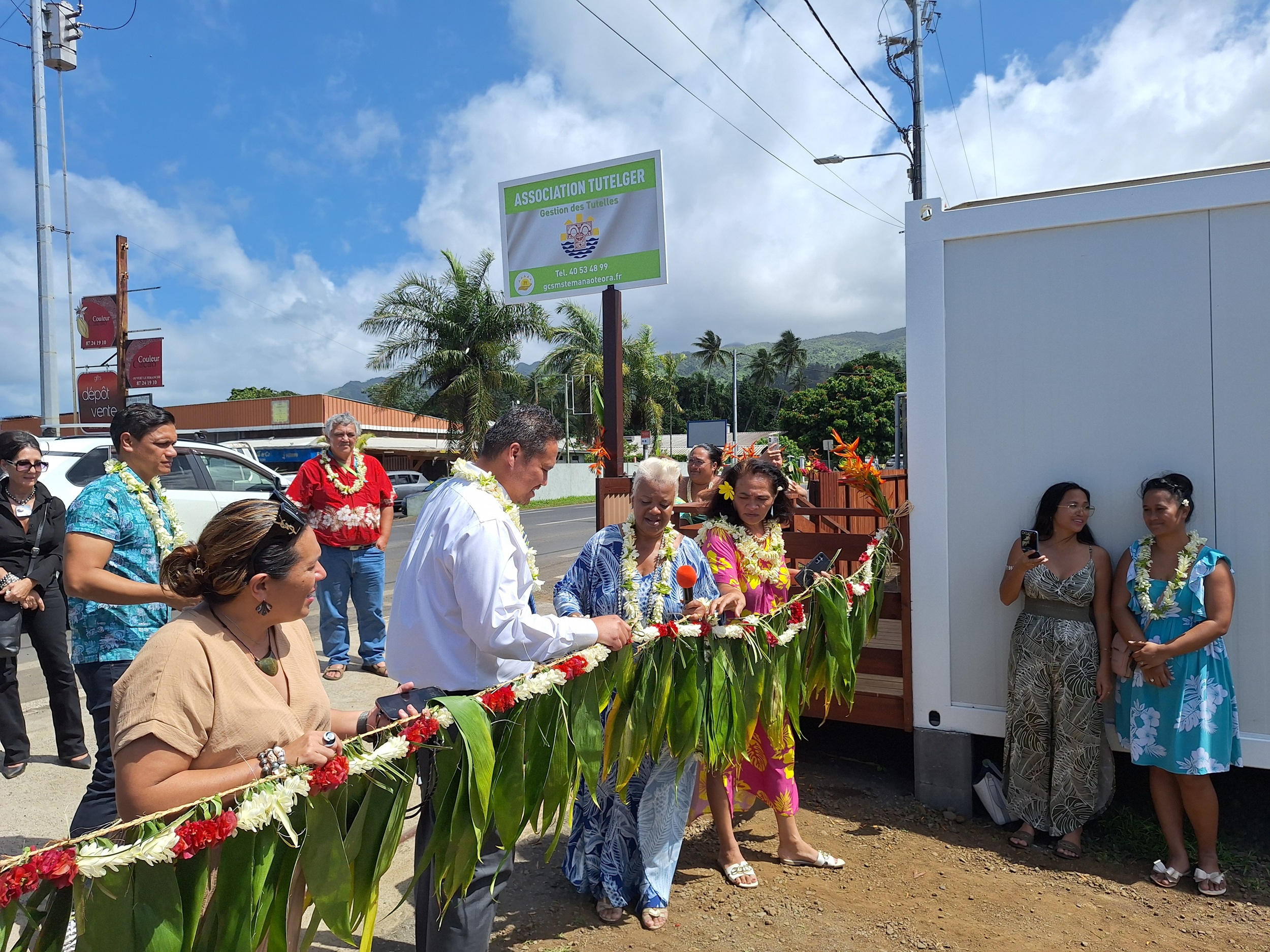 Les locaux de l’association se situent route de Toahotu, à côté du Garage de Taravao (Crédit : Anne-Charlotte Lehartel).