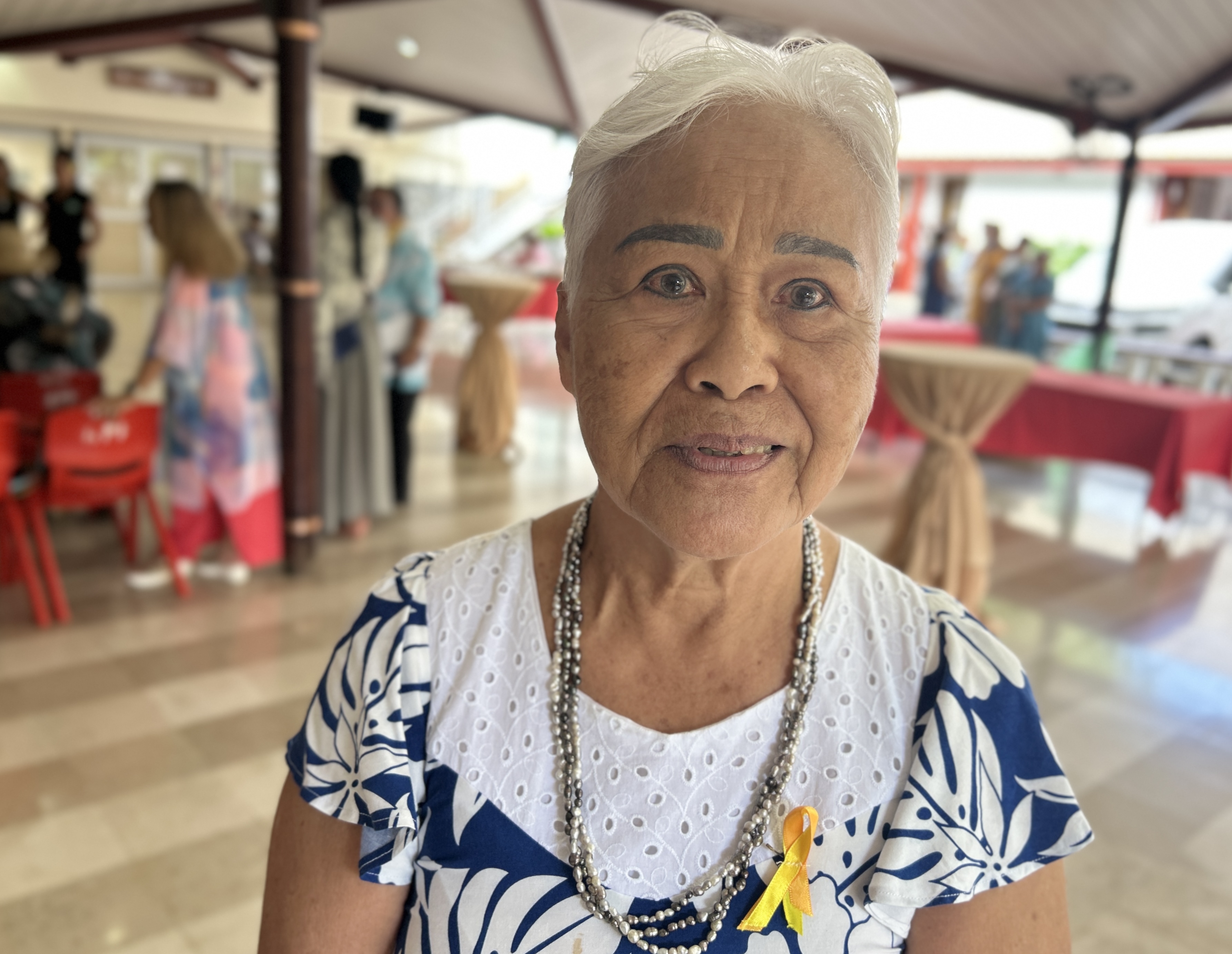 Annie Tuheiava, présidente de SOS Suicide