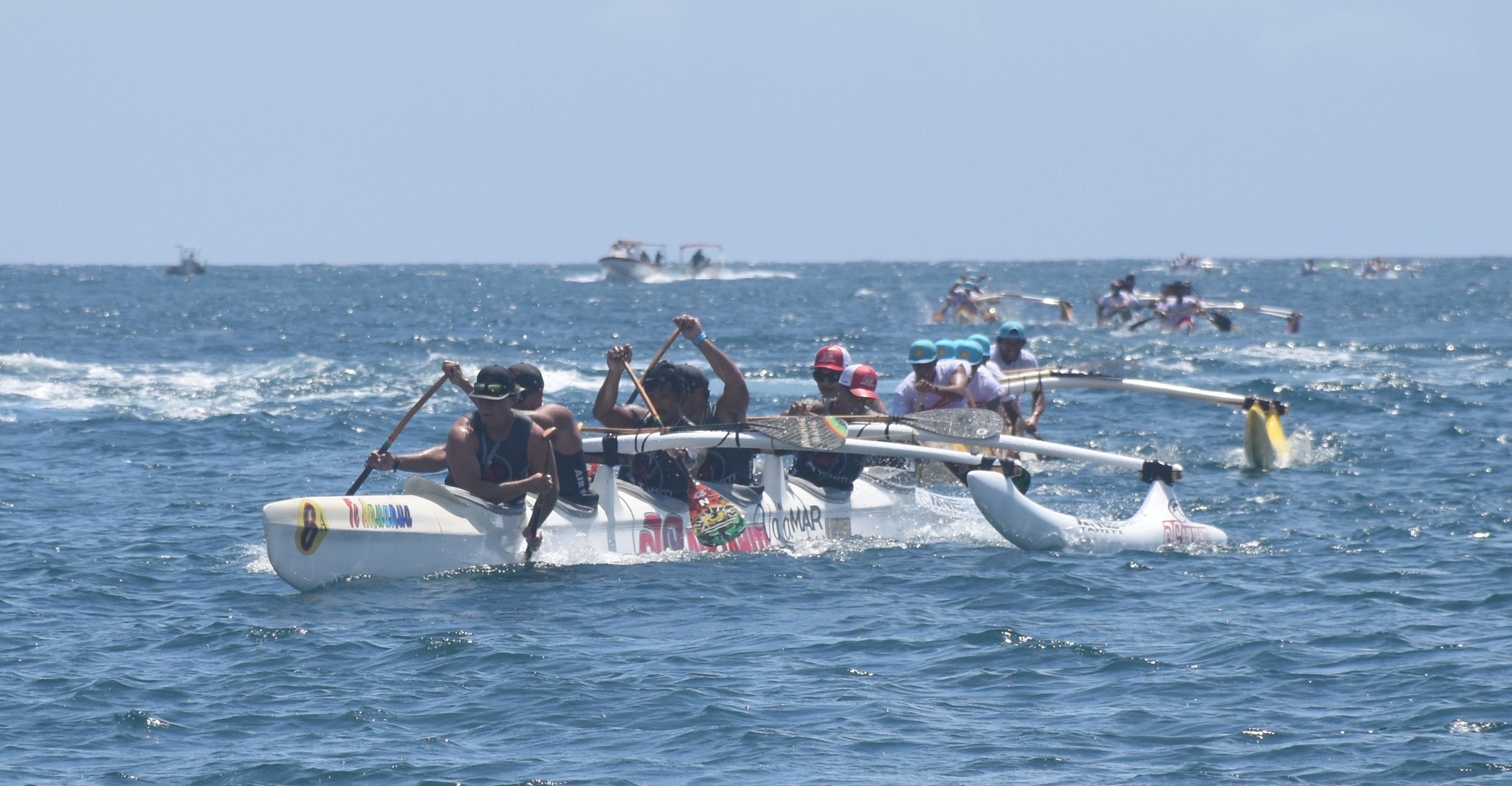 La bataille fut rude entre Air Tahiti Va’a et Shell Va’a.
