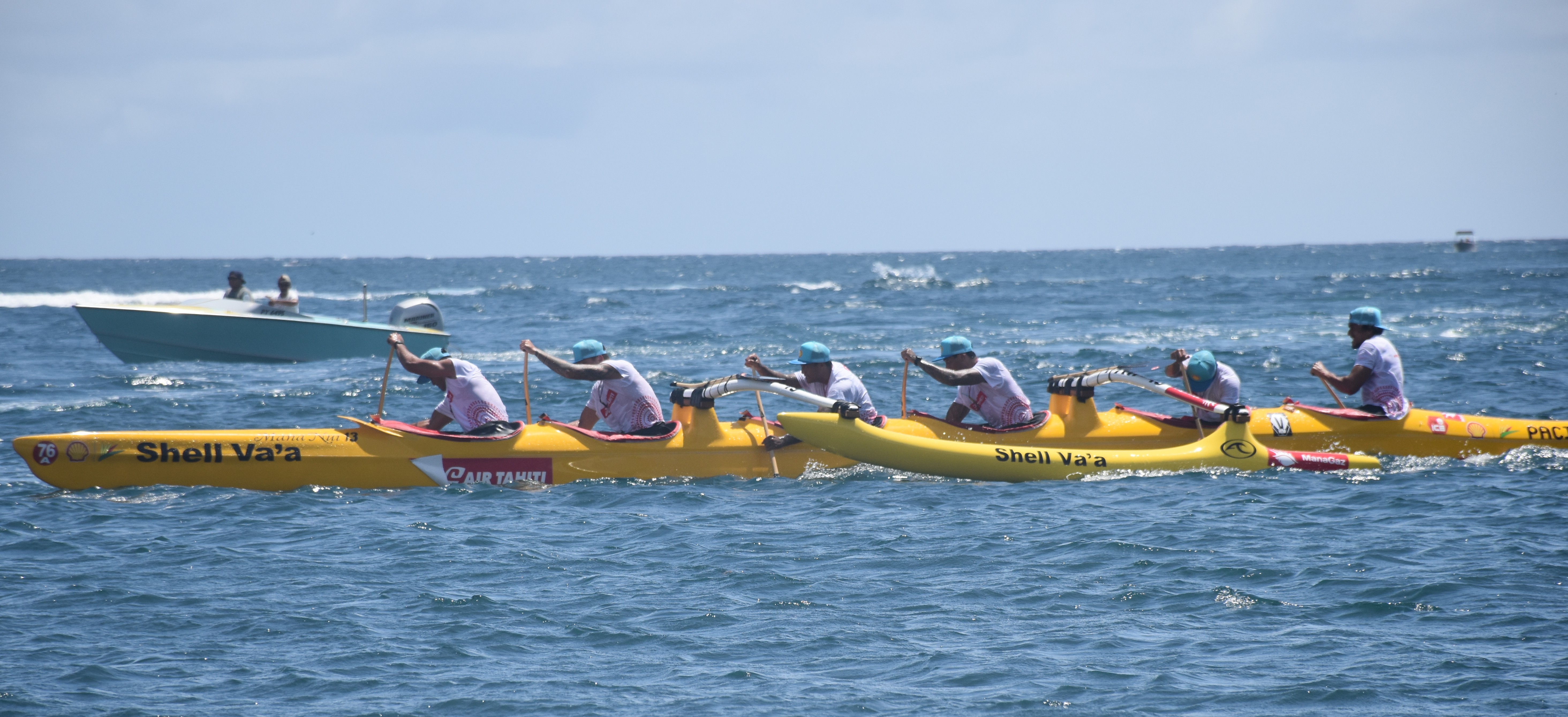 Shell Va'a monte sur la deuxième marche du podium.