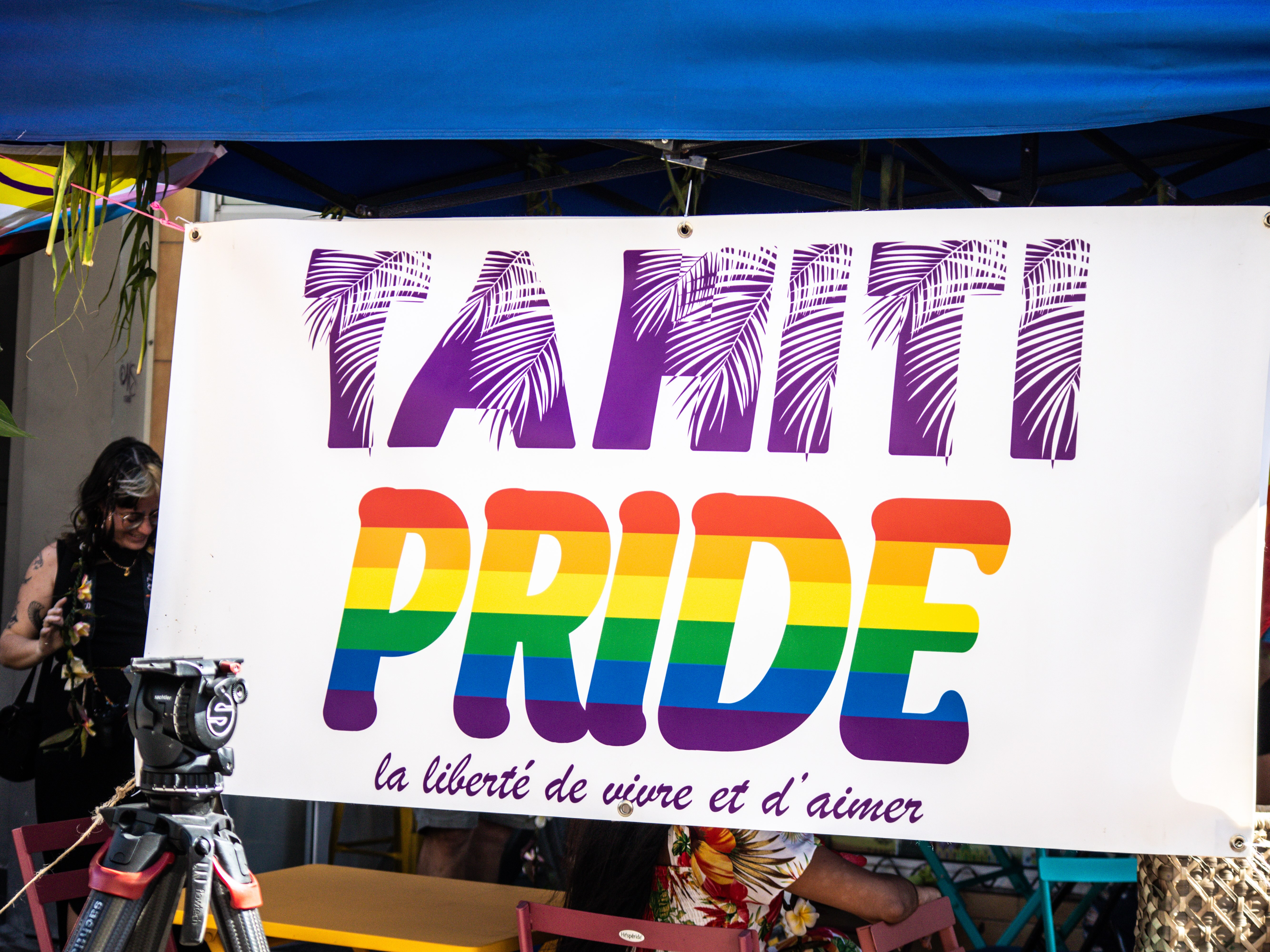 Karel Luciani, président de Cousins Cousines de Tahiti a présenté ce lundi matin le nouveau local partagé avec SOS Suicide et Agir contre le Sida. ©DM