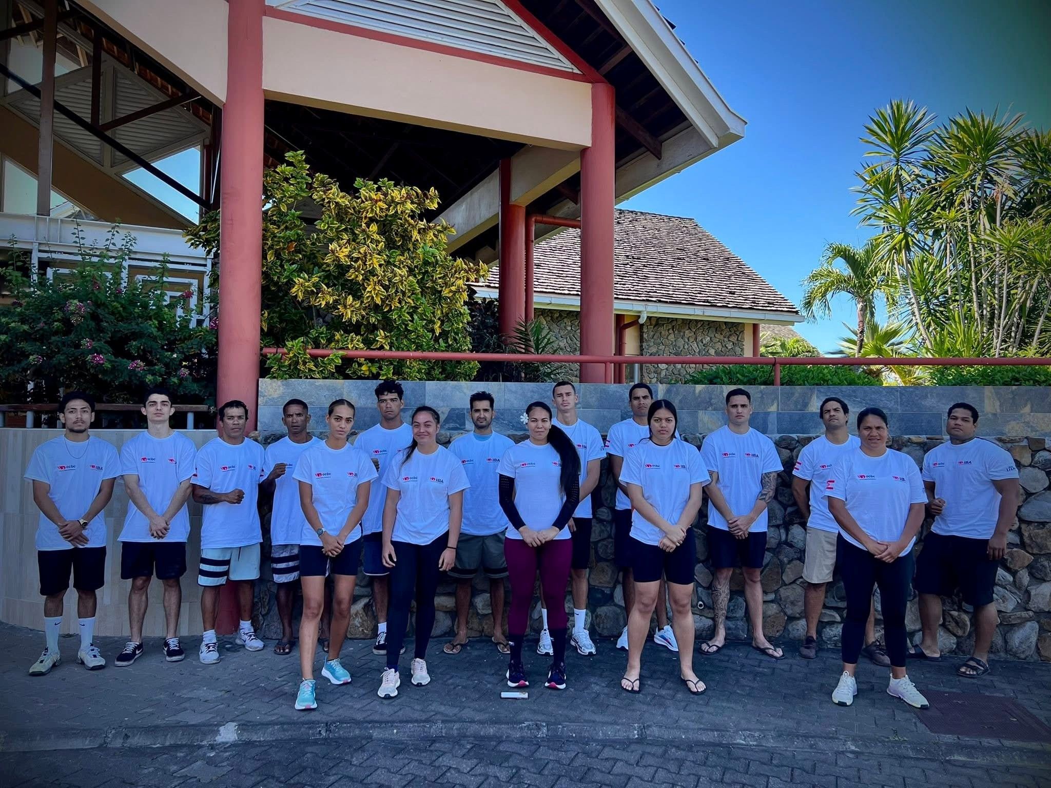 La délégation tahitienne prête à en découdre.