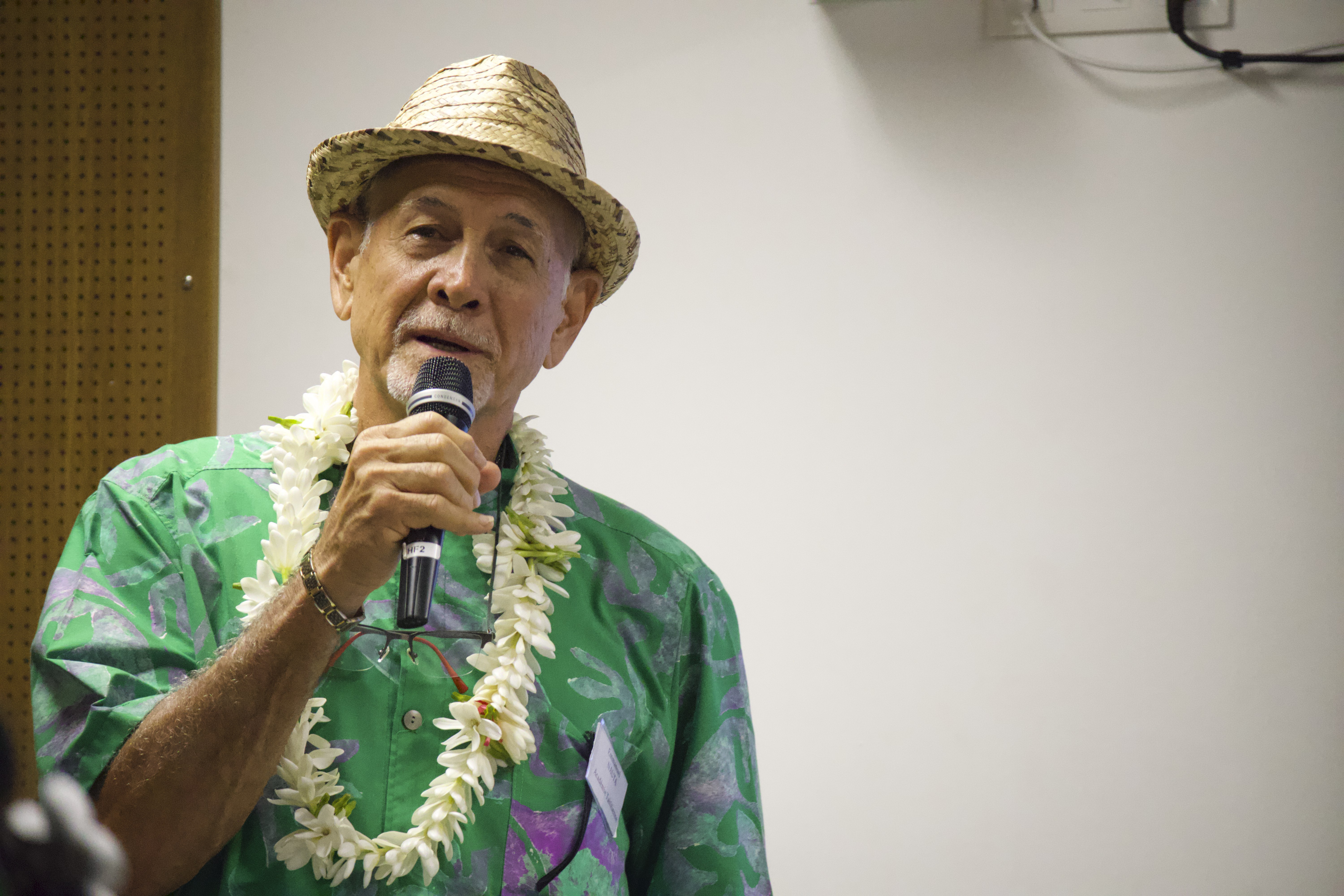 Emmanuel Nauta, président de l'Académie tahitienne