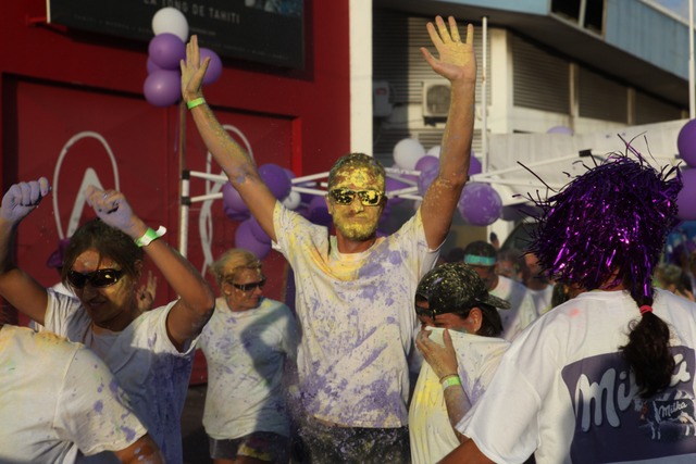 Une course "fun"  et "colorée"