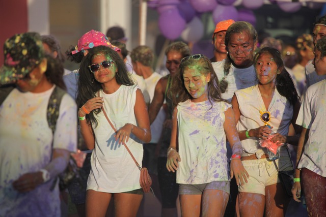 Une course "fun"  et "colorée"