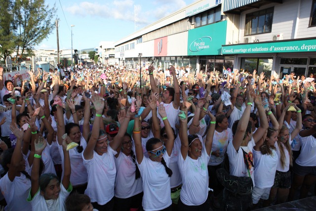 Une course "fun"  et "colorée"